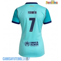 Camisa de time de futebol Barcelona Fermin Lopez #7 Replicas 3º Equipamento Feminina 2026-27 Manga Curta